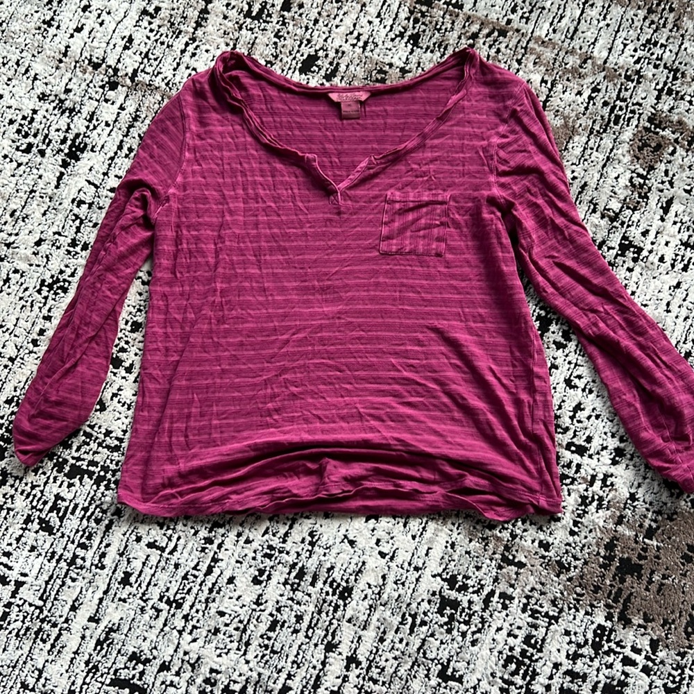 Lucky Brand Pink Long Sleeve XL